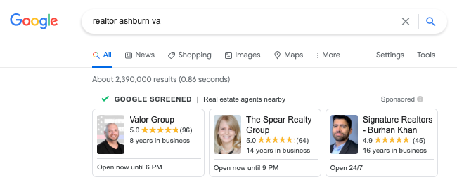 What is Google Screened?